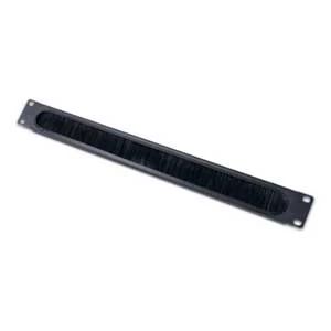 APC Schneider Electric AR8429 | Cable Pass-Through Manager with Brush Strip, Horizontal Mount, Black, 1RU