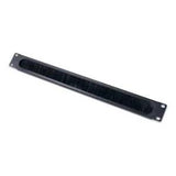 APC Schneider Electric AR8429 | Cable Pass-Through Manager with Brush Strip, Horizontal Mount, Black, 1RU