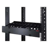 APC Schneider Electric AR8605 | Cable Manager, Horizontal Mount, 3 RU, Black, 5.25 H x 19 W x 6.5 D in.
