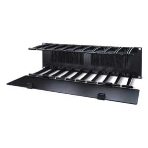 APC Schneider Electric AR8605 | Cable Manager, Horizontal Mount, 3 RU, Black, 5.25 H x 19 W x 6.5 D in.