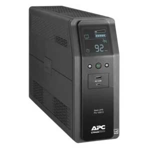 APC Schneider Electric BR1000MS | Back UPS PRO BR 1000WA, SineWave, 10 Outlet, 2 USB Charging Port, AVR, LCD Interface