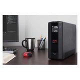 APC Schneider Electric BX1500M | Back UPS Pro, NEMA 5-15P, 1500 VA Rating, 789 Joules Rated, 900W, 10 Outlet, 6 ft. Cord, Black, 9.84 H x 3.94 W x 15.04 in. D