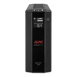 APC Schneider Electric BX1500M | Back UPS Pro, NEMA 5-15P, 1500 VA Rating, 789 Joules Rated, 900W, 10 Outlet, 6 ft. Cord, Black, 9.84 H x 3.94 W x 15.04 in. D