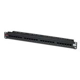 APC Schneider Electric CAT6PNL-24 | Patch Panel, Cat 6, 1U, Female, 24-Port, 0.14 m Cable, 4.3 H x 48.3 W x 3.3 D cm