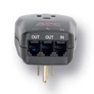 APC Schneider Electric P1T | APC Single Outlet travel Surge Protector with Phone Line Protection, 120V