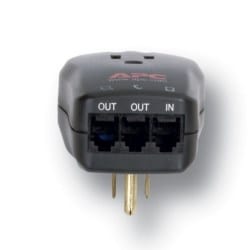 APC Schneider Electric PER7T | APC Personal Surge Arrest , 7 Outlet, Phone Line Protection