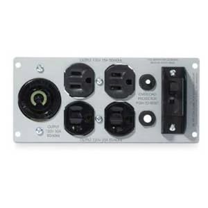 APC Schneider Electric SU027RM2U | APC Backplate Kit with (2)5-15R, (2) 5-20R and (1) L5-30R for SUA2200RM2U and SUA3000RM2U