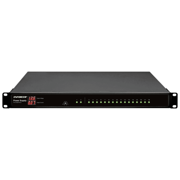 Seco-Larm PH-U1820-PULQ | Rack-Mount DC CCTV Power Supply - 18 Outputs, 20 Amps