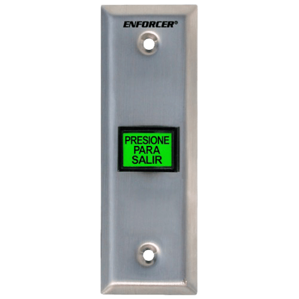 Seco-Larm SD-7103GC-PEQ | Illuminated RTE Plate - Slimline