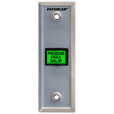 Seco-Larm SD-7103GC-PEQ | Illuminated RTE Plate - Slimline