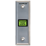 Seco-Larm SD-7103GC-PEQ | Illuminated RTE Plate - Slimline