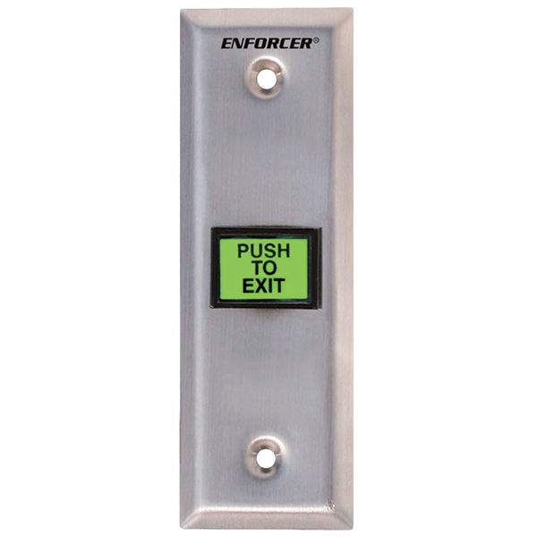 Seco-Larm SD-7103GC-PEQ | Illuminated RTE Plate - Slimline