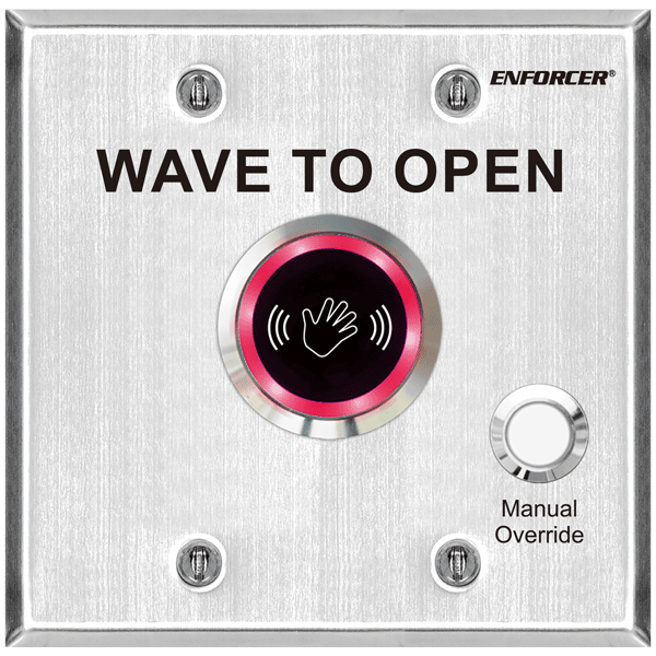 Seco-Larm SD-9463-KSVQ | Outdoor Double-Gang Wave-to-Open Sensor with Manual Override