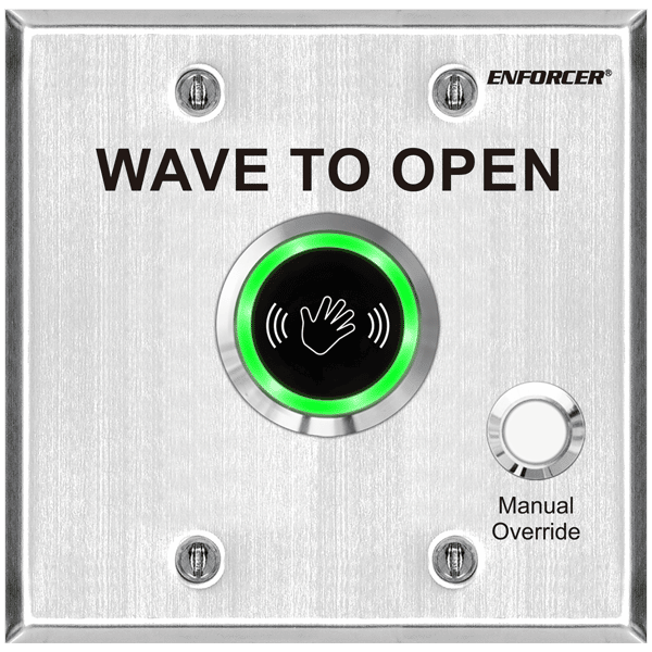 Seco-Larm SD-9463-KSVQ | Outdoor Double-Gang Wave-to-Open Sensor with Manual Override