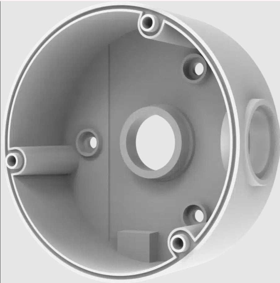 Seco-Larm Usa EV-SMWQ | Junction Box Bracket, Mini Vandal Dome, White