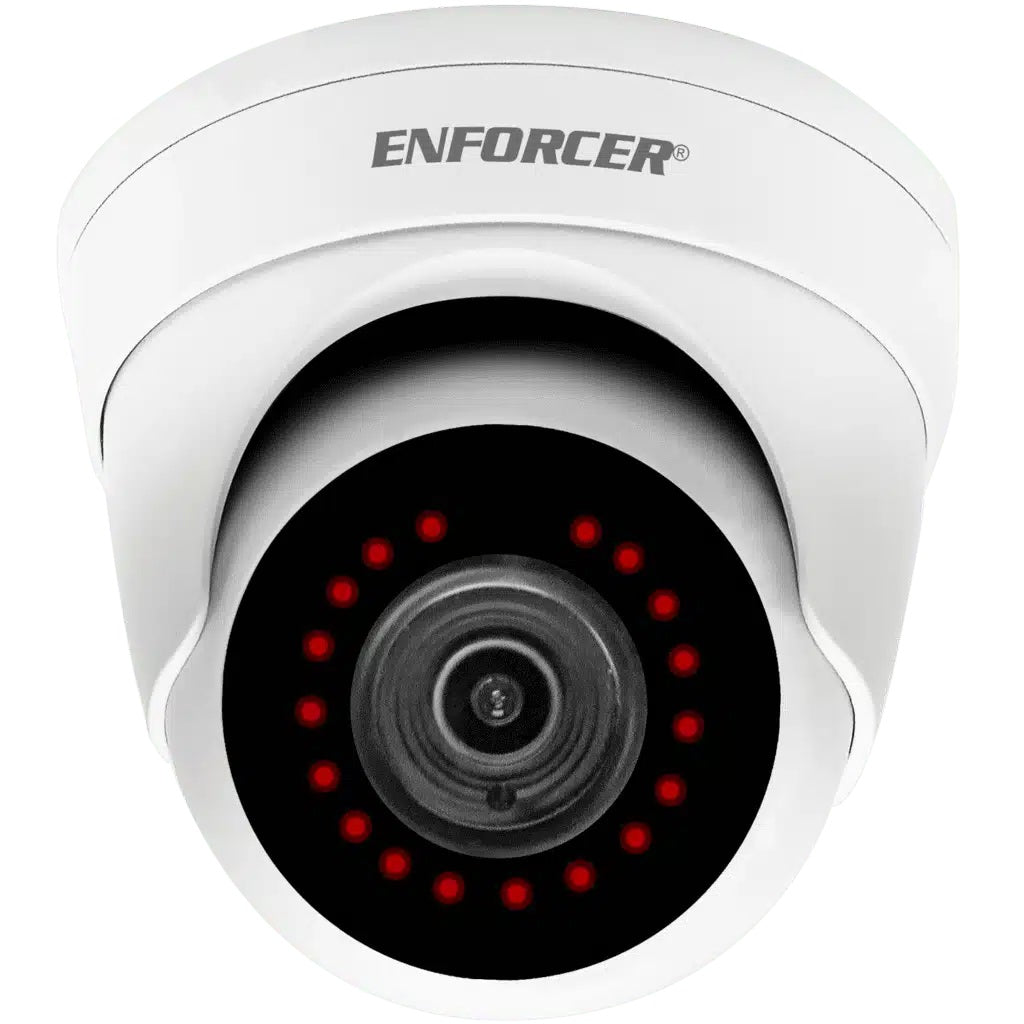 Seco-Larm Usa EV-Y2501-A2WQ | 5MP 4-in-1 HD Fixed IR Turret Camera, 2.8mm Lens, White