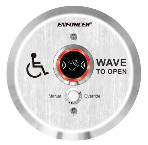 Seco-Larm Usa SD-9563-KSVQ | 6? Round IR Wave-to-Open Sensor with Manual Override