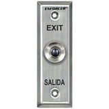 Seco-Larm Usa Inc SD-7101KBPE1Q | Request-To-Exit Plate, Slimline, Exit/Salida, Spst, 1 Ampere At 125 Volt Ac Nc Contact