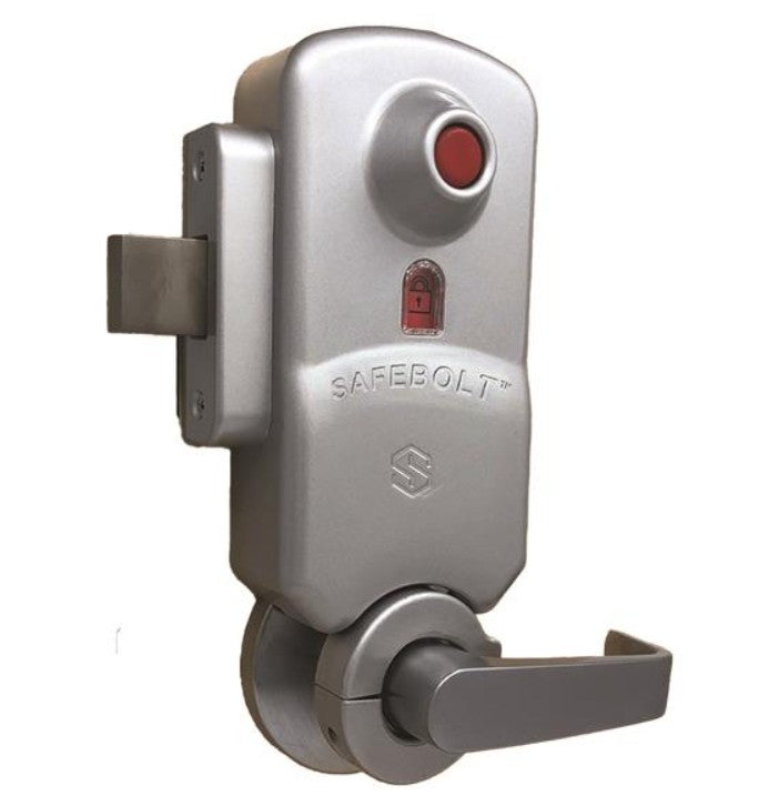 Securitech Group Inc SB175-LC-RH | Lockdown Barricade Lock, Stainless Steel, Single Cylinder, for 1-3/4 to 2 in. Thick Doors