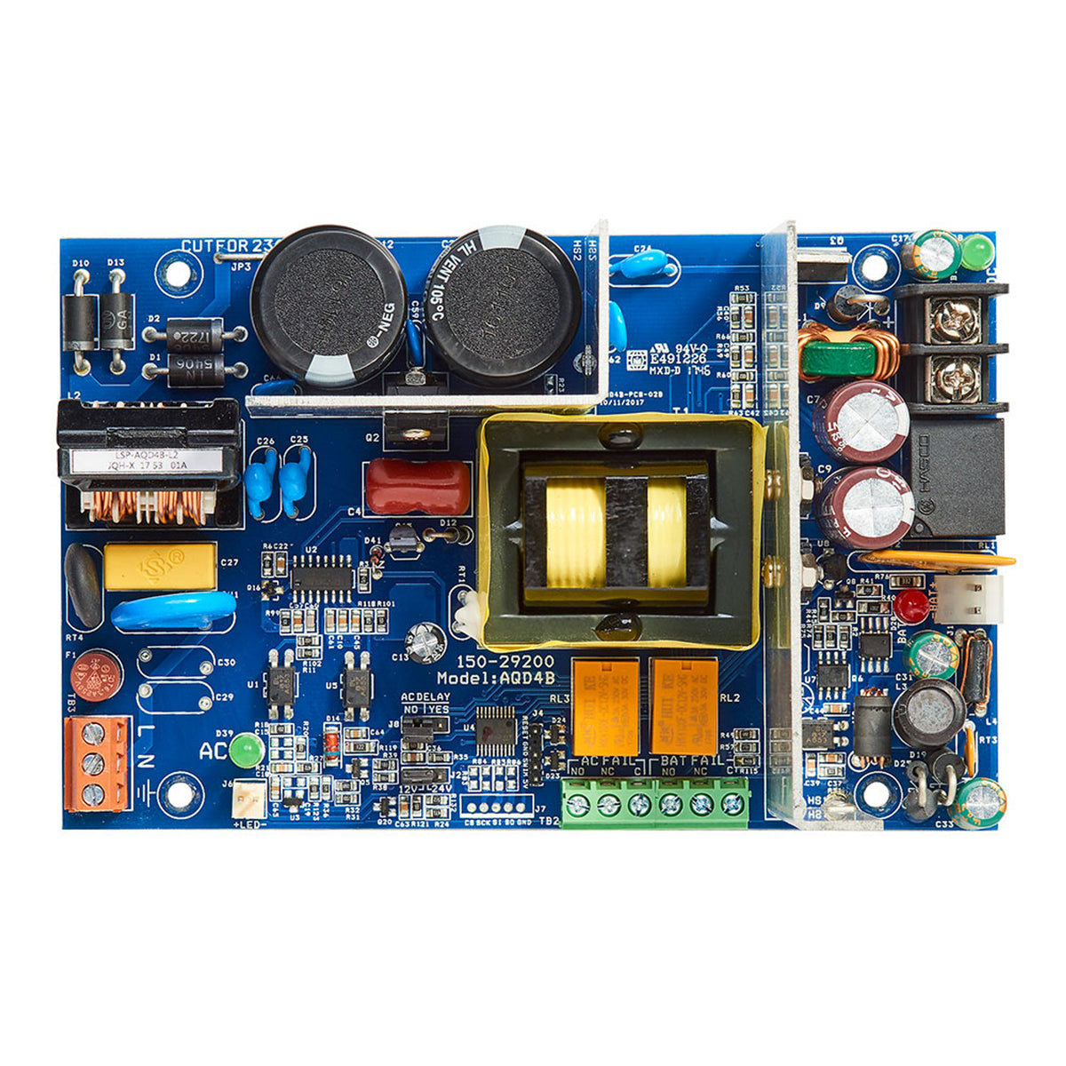 Securitron Magnalock Corp AQD4-4F1 | Aqd4-4F1 4A, 12/24V, 4Out, Fused Boxed Power Supply