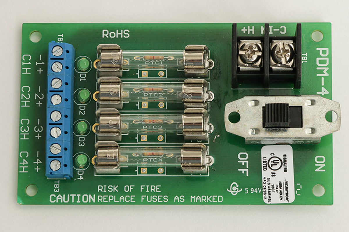 Securitron Magnalock Corp PDB-4F1 | Pdb-4F1 Pdb, 4Out, 1A Glass Fuse