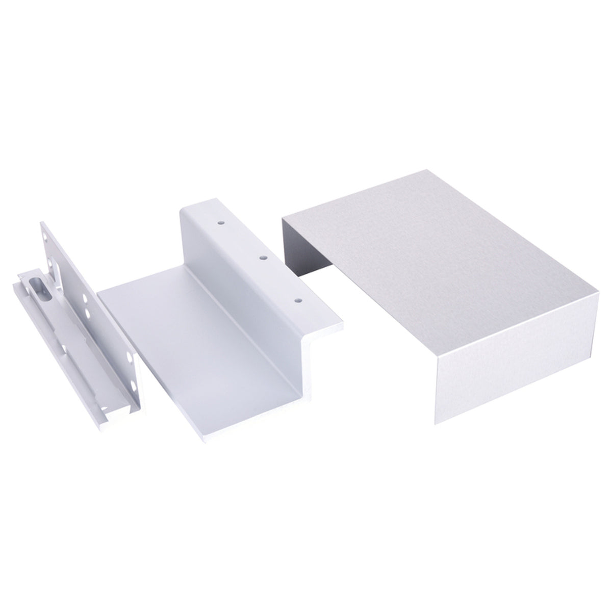 Securitron Magnalock Corp TJ-68CL | Swinging Door Kit, Clear, Includes Z-Bracket And Oversized Dress Cover, For M68 Bracket