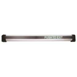 Securitron Magnalock Corp DSB-CL | Door Sense Bar, 12/24 Volt Dc, 25 Milliampere, 36" L, Anodized Clear, With 22 Awg Cable And Armored Door Cord