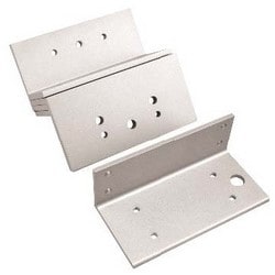 Securitron Magnalock Corp Z-MM15CL | Door Lock Z-Bracket Kit, 6", Clear, For Mm15 Magnetic Lock