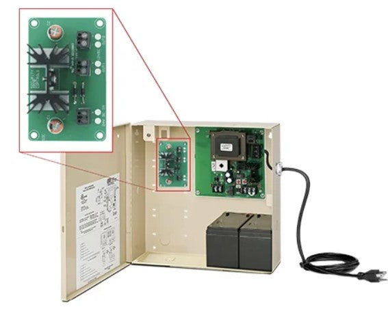 Security Door Controls 12VR 12 Vdc Power Output Module, 1Lbs