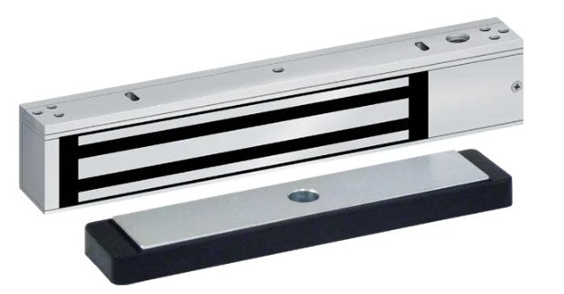 Security Door Controls 350V Single Narrow Line Magnetic Lock 628 Aluminum