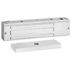 Security Door Controls 1571V | Electromagnetic Lock, Single, Surface Mount, 1200 Lb Holding Force, 12/24 Volt Dc, 250/125 Milliampere, Anodized Aluminum