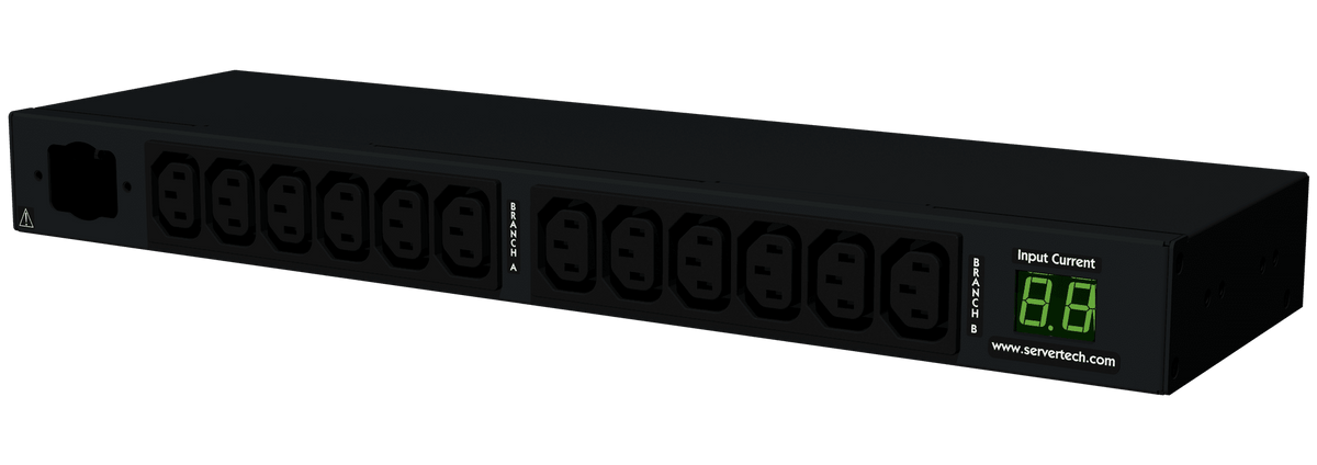 Servertech C-12H2C211 | Metered PDU, 1U 208V 30A 12 Iec C13 Outlets Led Outlet 10Ft (3M)