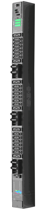 Servertech CW-24VDE313A1 | 0U Rack Mount Switched CDU, (18) Iec 60320 C13, (6) Iec 60320 C19 Output Receptacle