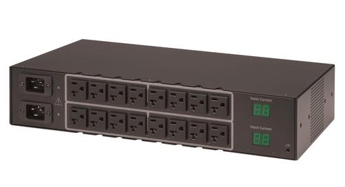Servertech CX-16HF1A452 | Sentry 2U Rack Mount Fail-Safe Transfer Switch CDU Expansion Unit, Outlets: (16) Nema 5-20R, Input: 100 - 120 Volt Ac
