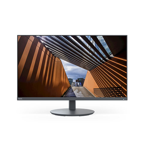 Sharp Electronics Corporation E244FL-BK | 24" Full HD VA Monitor, LED Backlit, Built-in Speakers, 16:9, USB-C & LAN, 1920x1080