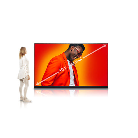 Sharp Electronics Corporation LED-FE009I2-104 | dvLED 0.9mm Pitch Video Wall - 104" Diagonal 21:9 UW-FHD LED Kit (2560 x 1080) Native Resolution