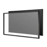 Sharp Electronics Corporation OLR-751 | Overlay, Infrared 10-Point Touch, 5 Volt, 1 Ampere, 67.6" Width x 2.1" Depth x 39.19" Height, Black Powder Coated Steel Bezel
