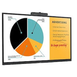Sharp Electronics Corporation PN-L652B | Spectacular 4K Ultra-HD 65" Class (64 - 1/2" Diagonal) AQUOS BOARD Interactive Display System With 20-point PrecisionTouch Screen