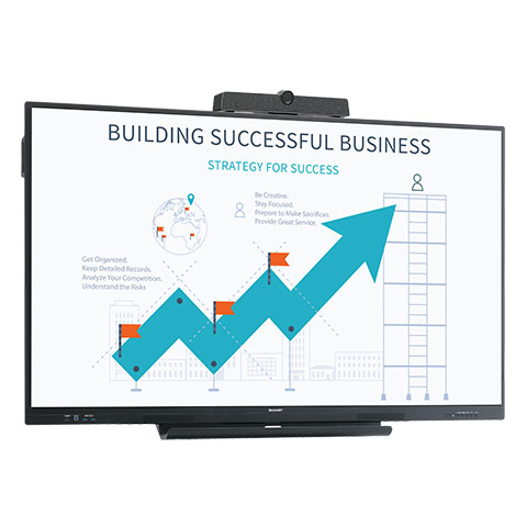 Sharp Electronics Corporation PN-LC752 | 75" LED LCD INTERACTIVE WHITEBOARD, AQUOS BOARD, 400 NIT 16:9, 4K UHD