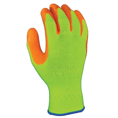 Showa 317XL-10 | Atlas Hi-Vis Grip 317 Gloves Cotton, Latex Coated, X-Large