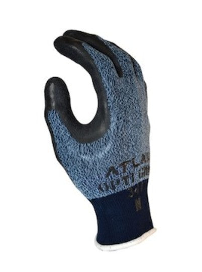 Showa 341L-08 | Atlas Opti-Grip 341 Gloves Nylon, Latex Coated, Large