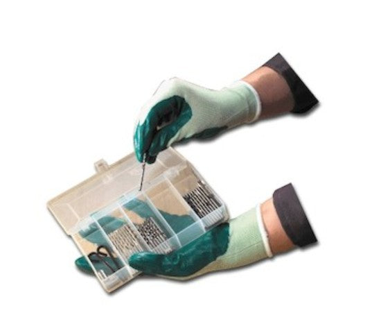 Showa 4500-06 | Nitri-Flex Lite Gloves Nylon, Nitrile Coated, Smooth Finish, Size 6