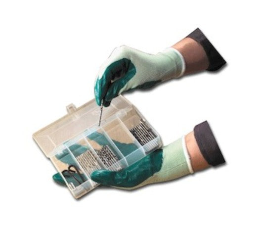 Showa 4500-07 | Nitri-Flex Lite Gloves Nylon, Nitrile Coated, Smooth Finish, Size 7