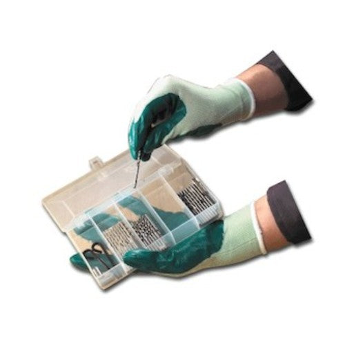 Showa 4500-08 | Nitri-Flex Lite Gloves Nylon, Nitrile Coated, Smooth Finish, Size 8