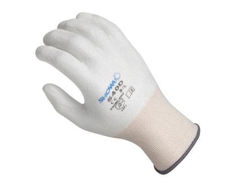 Showa 540-XL | 540 Palm Plus Gloves HPPE, Polyurethane Coated, White, X-Large