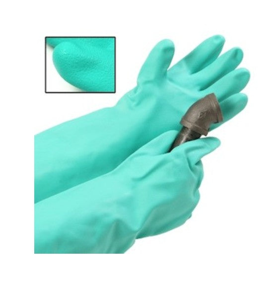 Showa 737-09 | Nitrile Gloves 22 mil, 15" Length, Unlined, Size 9