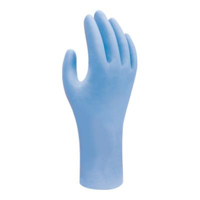 Showa 7502PFL | Biodegradable Nitrile Disposable Gloves 200 Gloves/Box, Large