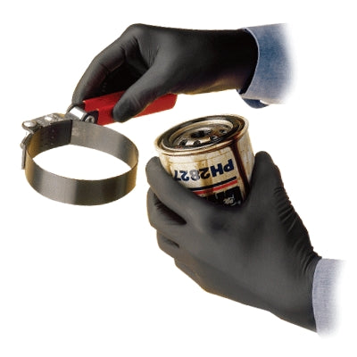 Showa 9700PFL | N-DEX Nighthawk Nitrile Gloves Powder-Free, 6 mil, Large, 50 Gloves/Box