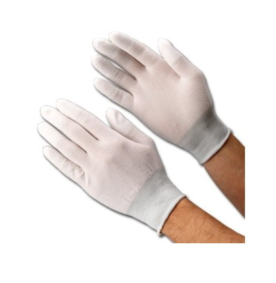 Showa BO600-M | Polyurethane Coated Gloves Nylon, Fingertip Coated, White, Medium, Dozen Pair