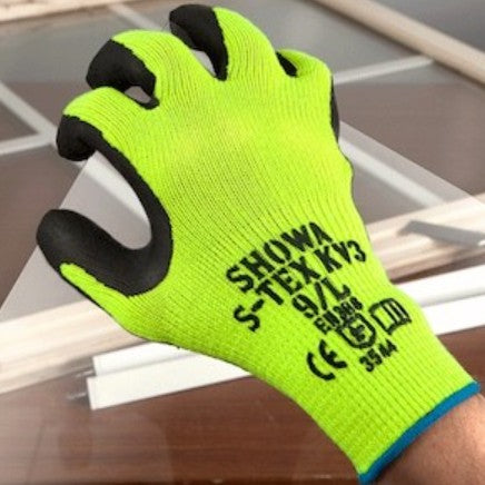 Showa S-TEX300XL-10 | S-Tex 300 Gloves Hagane Coil, Latex Coated, X-Large